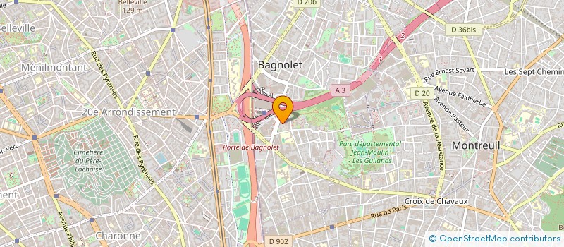 localisation de l'entreprise MONSIEUR MAJED KAADAN à BAGNOLET