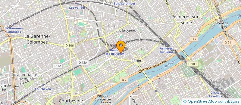 localisation de l'entreprise MONSIEUR MAJED MNASRI à COURBEVOIE