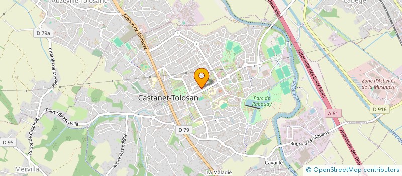 localisation de l'entreprise MONSIEUR MAJED MOUSSA à CASTANET-TOLOSAN