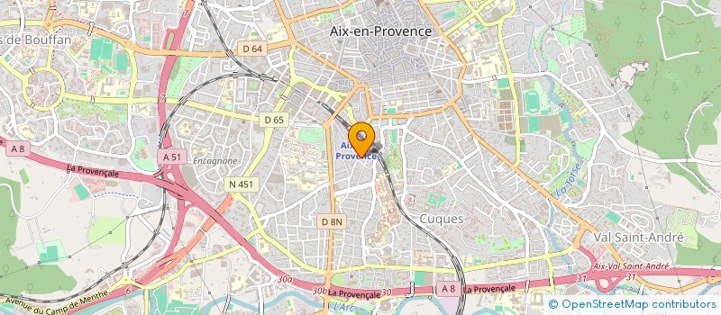 localisation de l'entreprise MONSIEUR MAJED OMAR à AIX EN PROVENCE