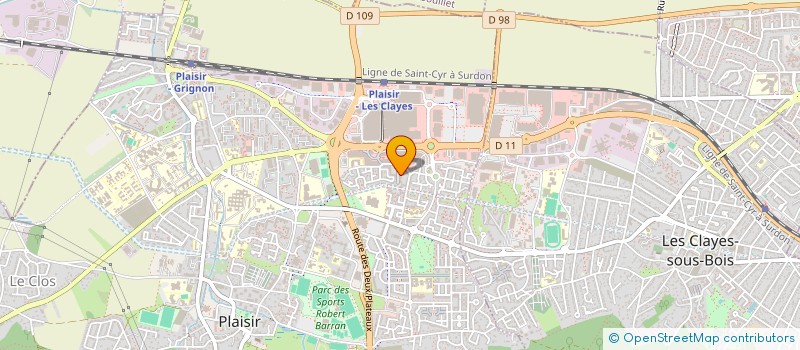 localisation de l'entreprise MONSIEUR MAJIBUR KHAN à PLAISIR