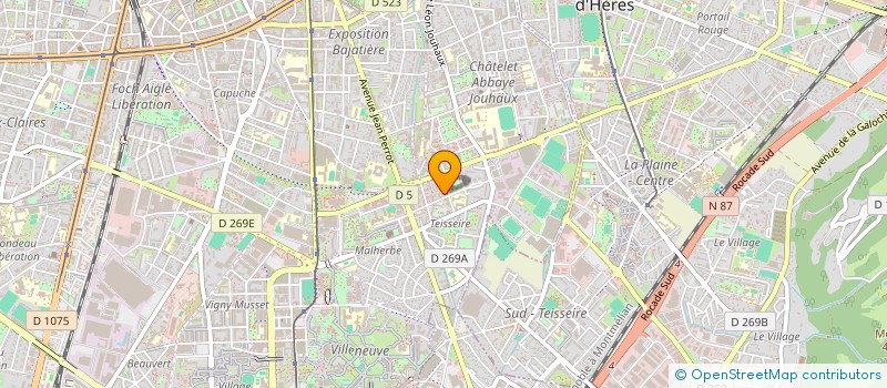 localisation de l'entreprise MONSIEUR MAJID ADDA BENYOUCEF  GRENOBLE