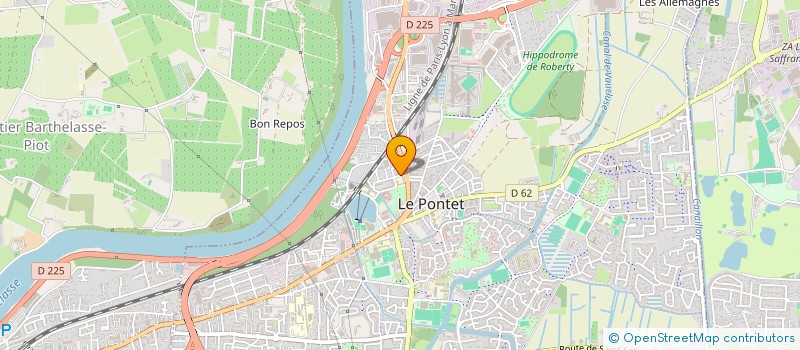 localisation de l'entreprise MONSIEUR MAJID AJAOUANE  LE PONTET