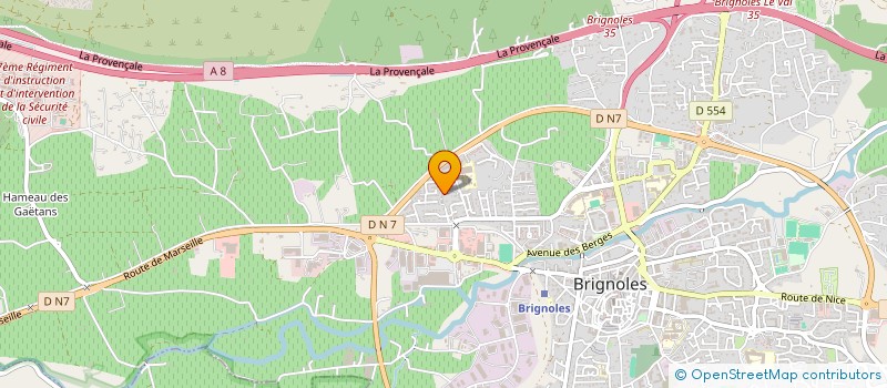 localisation de l'entreprise MONSIEUR MAJID BOUHJAR à BRIGNOLES