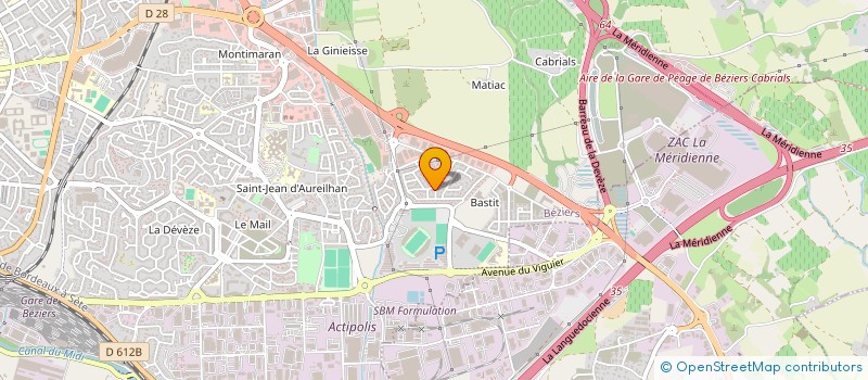 localisation de l'entreprise MONSIEUR MAJID BOUJAADA à BEZIERS