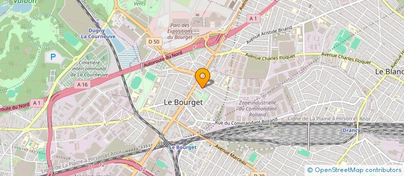 localisation de l'entreprise MONSIEUR MAJID BOUNOUARA à LE BOURGET