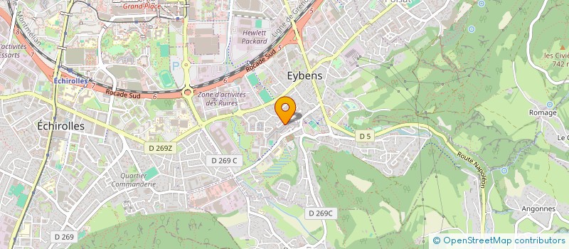 localisation de l'entreprise MONSIEUR MAJID BOUZNAD  EYBENS