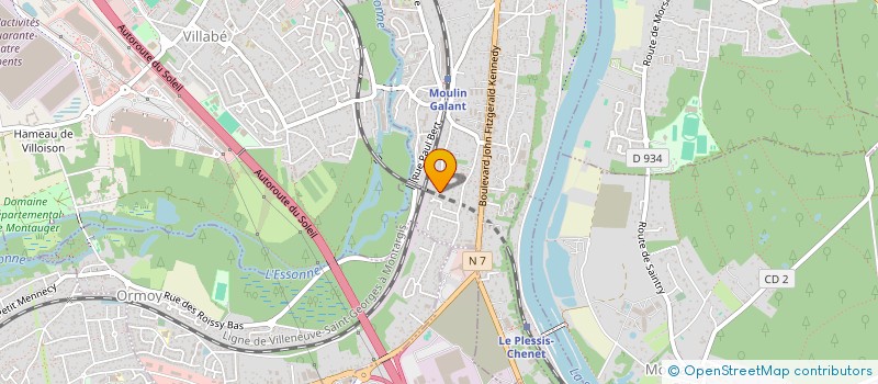 localisation de l'entreprise MONSIEUR MAJID FILALI-ANSARY à CORBEIL-ESSONNES