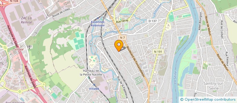 localisation de l'entreprise MONSIEUR MAJID KESSAR à CORBEIL-ESSONNES