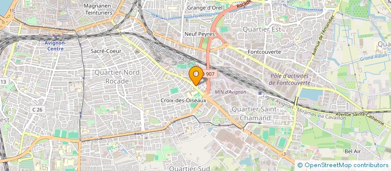 localisation de l'entreprise MONSIEUR MAJID LAMHASSNI  AVIGNON