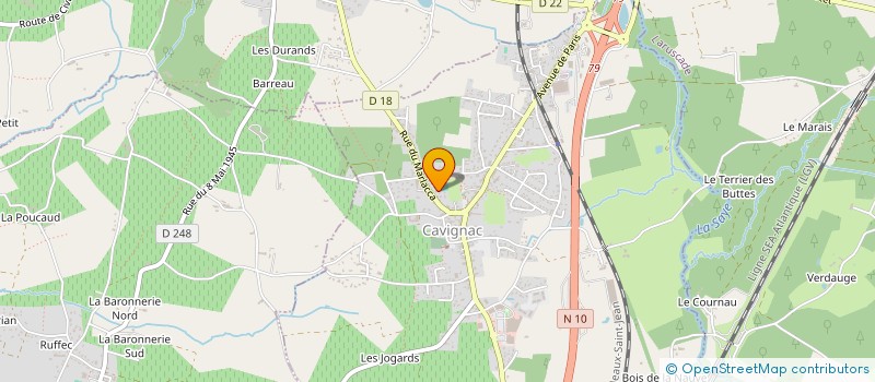 localisation de l'entreprise MONSIEUR MAJID MAIMOUNI CHAHLAL  CAVIGNAC