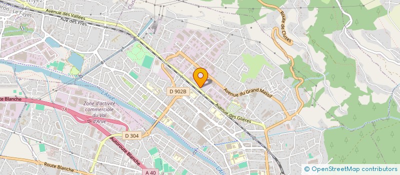 localisation de l'entreprise MONSIEUR MAJID NANA  CLUSES