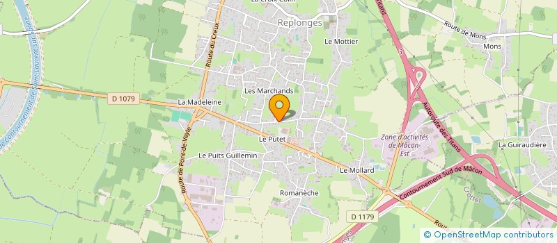 localisation de l'entreprise MONSIEUR MAJID SBAI à REPLONGES