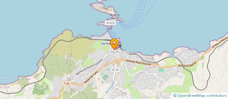 localisation de l'entreprise MONSIEUR MAJID SELMI à L'ILE-ROUSSE