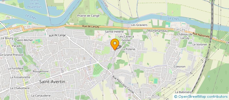 localisation de l'entreprise MONSIEUR MAJID SHANDAKH  SAINT-AVERTIN