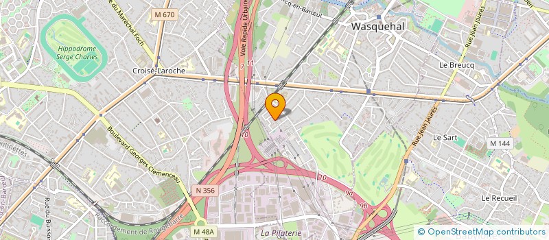 localisation de l'entreprise MONSIEUR MAJID ZANZAN  WASQUEHAL