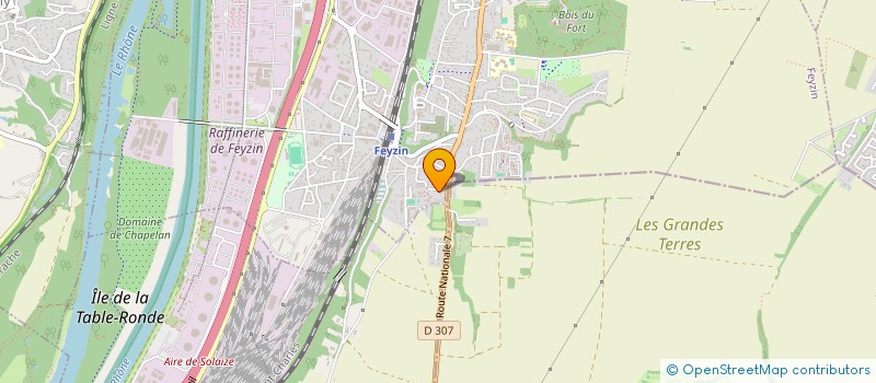 localisation de l'entreprise MONSIEUR MAJIDE OUAHAB  FEYZIN