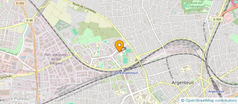 localisation de l'entreprise MONSIEUR MAJJID BOUHO  ARGENTEUIL