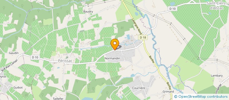 localisation de l'entreprise MONSIEUR MAJORIC ECHCHELH  PERISSAC