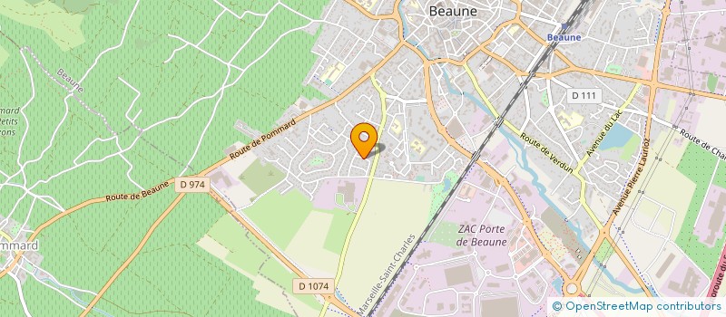 localisation de l'entreprise MONSIEUR MAJORIC FLEUROT à BEAUNE
