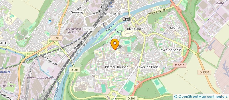 localisation de l'entreprise MONSIEUR MAK-DAVY N'GAMBALI  CREIL