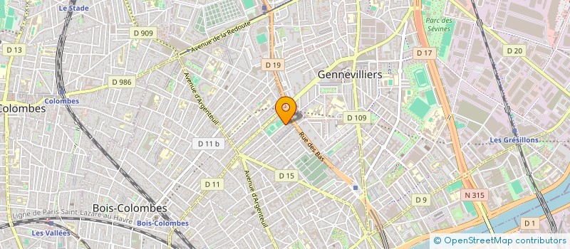 localisation de l'entreprise MONSIEUR MAKA GASSAMA à ASNIERES-SUR-SEINE