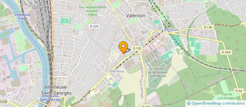 localisation de l'entreprise MONSIEUR MAKAN DIARRA  VILLENEUVE-SAINT-GEORGES