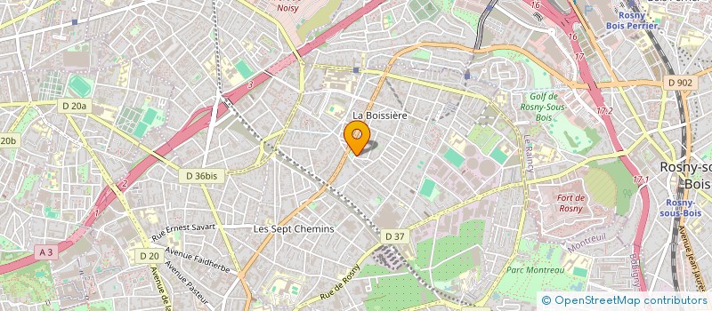 localisation de l'entreprise MONSIEUR MAKAN FOFANA à MONTREUIL