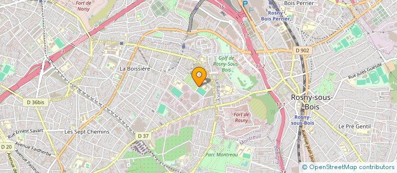 localisation de l'entreprise MONSIEUR MAKAN FOFANA à MONTREUIL