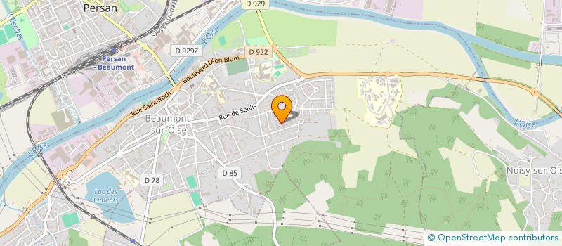 localisation de l'entreprise MONSIEUR MAKAN KANTE  BEAUMONT-SUR-OISE