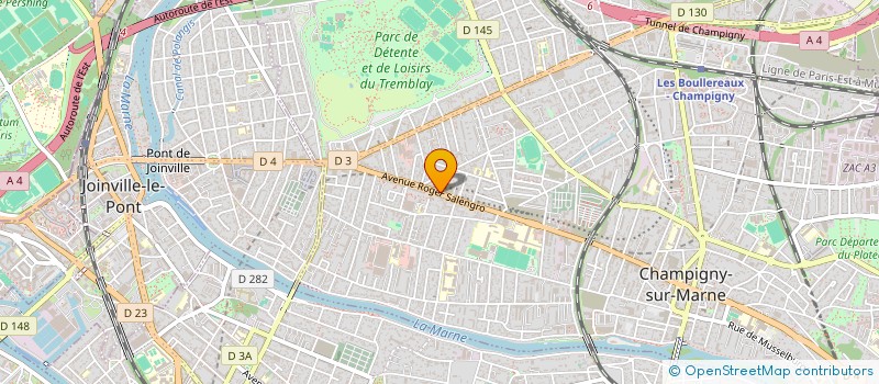 localisation de l'entreprise MONSIEUR MAKAN KANTE  CHAMPIGNY-SUR-MARNE