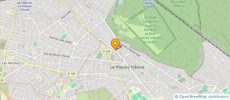 localisation de l'entreprise MONSIEUR MAKAN KEITA  LE PLESSIS-TREVISE