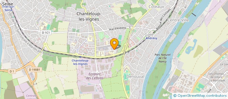 localisation de l'entreprise MONSIEUR MAKAN MAKALOU  CHANTELOUP-LES-VIGNES