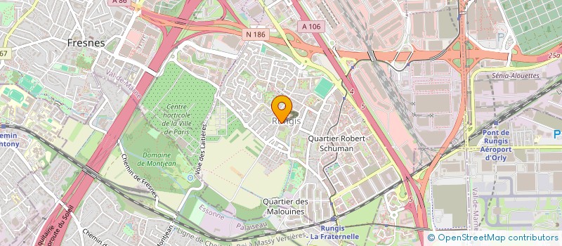 localisation de l'entreprise MONSIEUR MAKAN MAKAN  RUNGIS