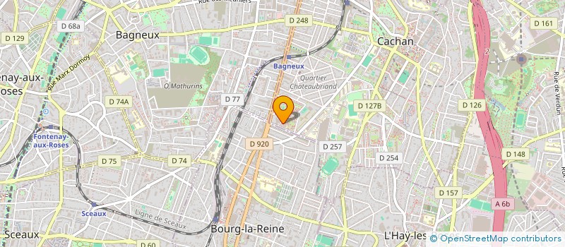 localisation de l'entreprise MONSIEUR MAKAN SOUGOUNA  CACHAN