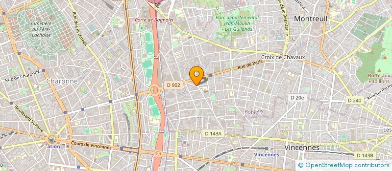 localisation de l'entreprise MONSIEUR MAKAN TOURE à MONTREUIL
