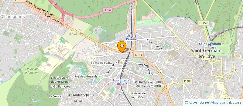 localisation de l'entreprise MONSIEUR MAKAN TRAORE  SAINT-GERMAIN-EN-LAYE