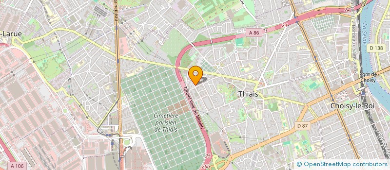 localisation de l'entreprise MONSIEUR MAKAN TRAORE  THIAIS