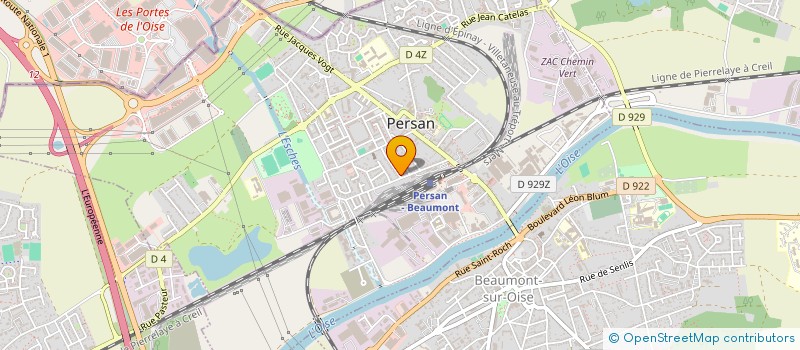 localisation de l'entreprise MONSIEUR MAKANDJOU VIEYRA  PERSAN