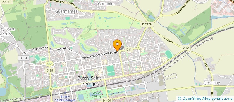 localisation de l'entreprise MONSIEUR MAKARA MAM  BUSSY-SAINT-GEORGES