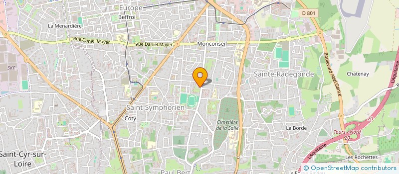 localisation de l'entreprise MONSIEUR MAKAYA LANDU FRANCISCO  TOURS