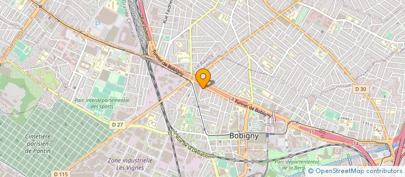 localisation de l'entreprise MONSIEUR MAKH TISSEMLA  BOBIGNY