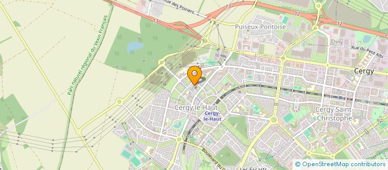 localisation de l'entreprise MONSIEUR MAKHA DOUCOURE  CERGY