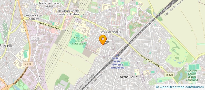 localisation de l'entreprise MONSIEUR MAKHAN SINGH  VILLIERS-LE-BEL