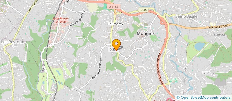 localisation de l'entreprise MONSIEUR MAKHLOUF ADGHAR à MOUGINS