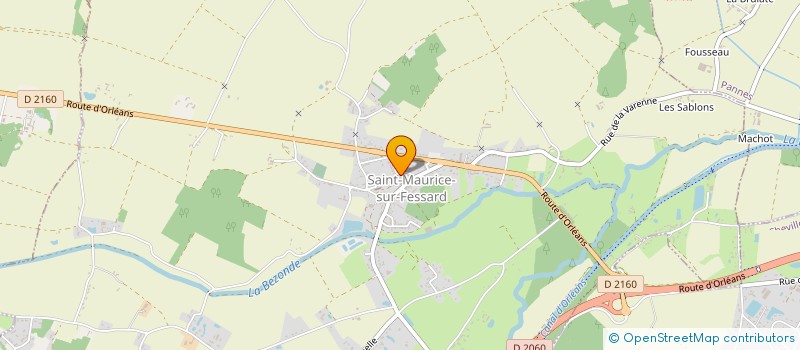 localisation de l'entreprise MONSIEUR MAKHLOUF AKCHICHE à SAINT-MAURICE-SUR-FESSARD