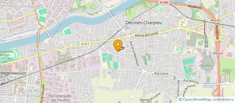 localisation de l'entreprise MONSIEUR MAKHLOUF BABOURI à DECINES-CHARPIEU