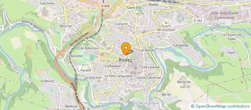 localisation de l'entreprise MONSIEUR MAKHLOUF CHEREF  SEBAZAC-CONCOURES