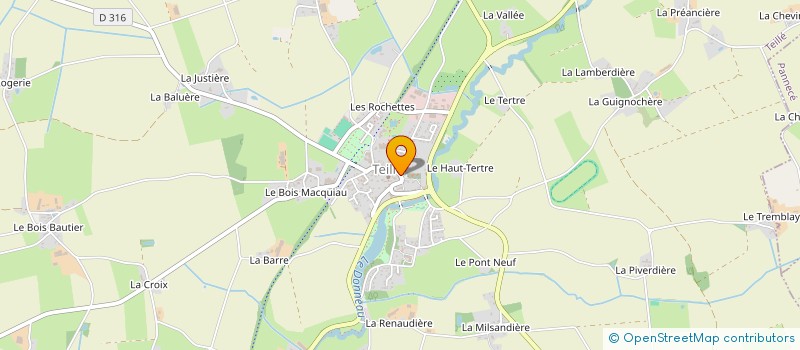 localisation de l'entreprise MONSIEUR MAKHLOUF FECHETAH  TEILLE