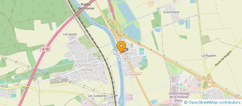 localisation de l'entreprise MONSIEUR MAKHLOUF GOUR  SAINT-DENIS-LES-SENS